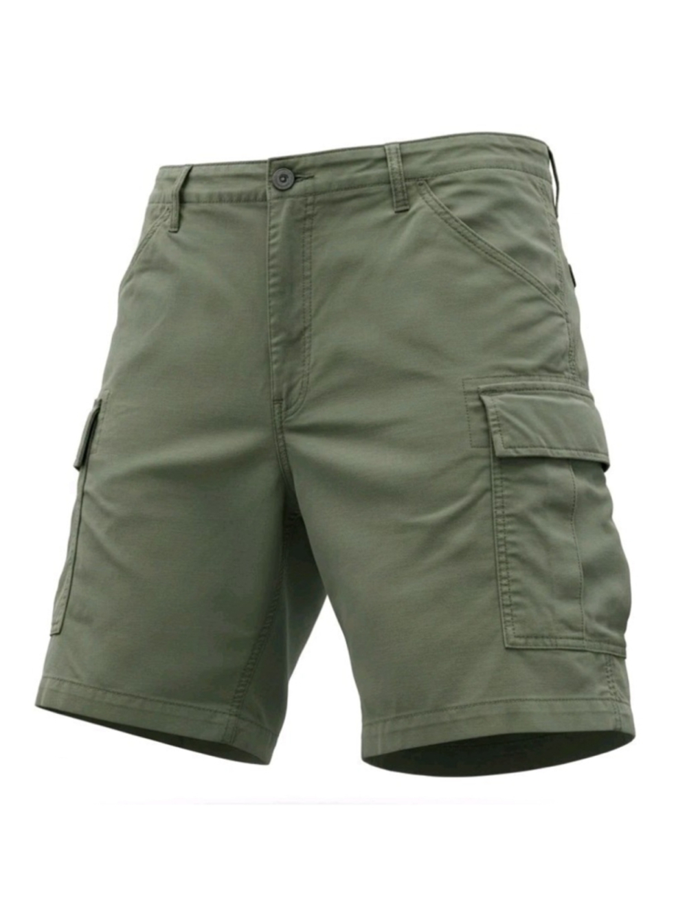 Levi's Men's Relaxed Fit Cargo Green White Tab Utility Pockets Zip-Fly Shorts 36